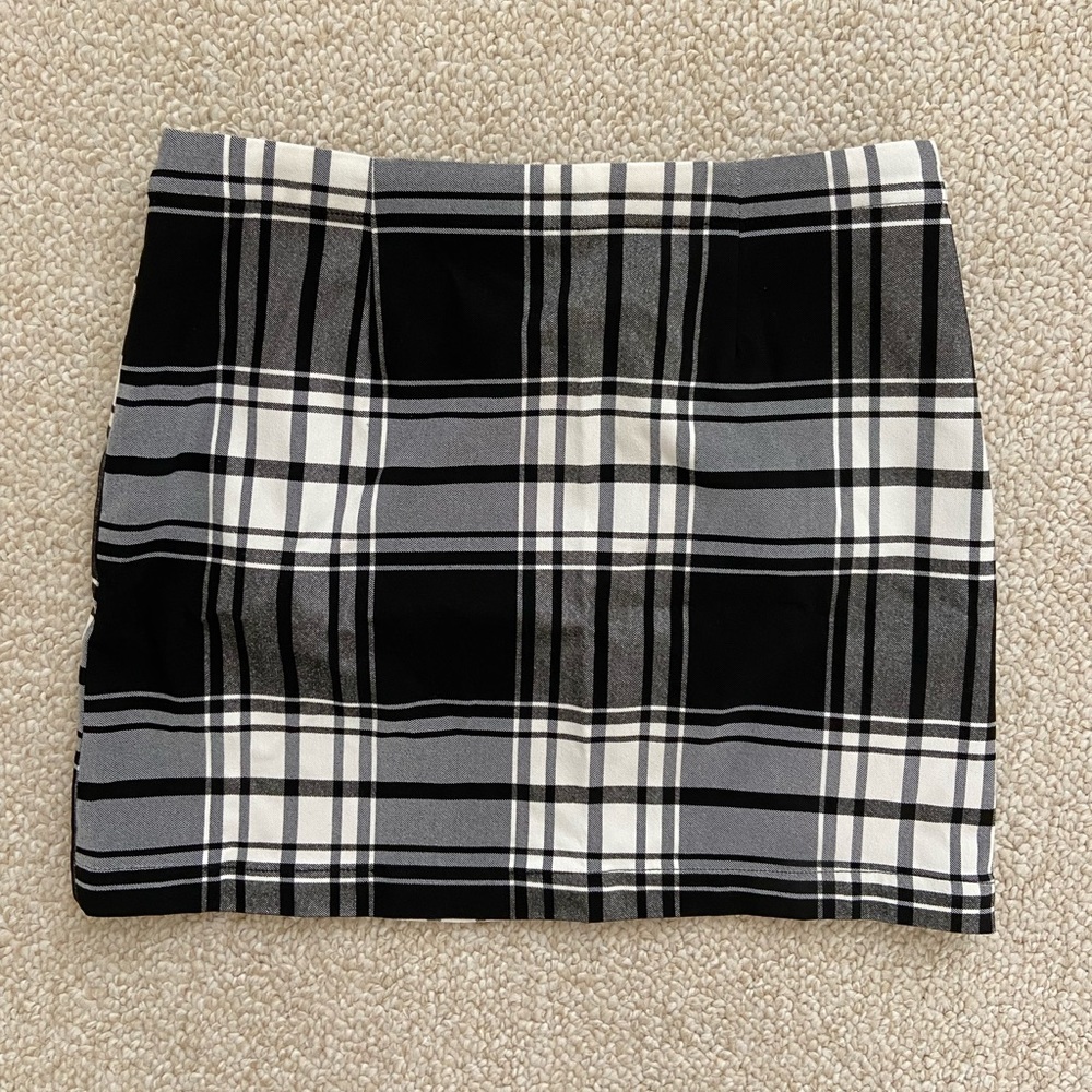 Urban Outfitters Plaid Miniskirt